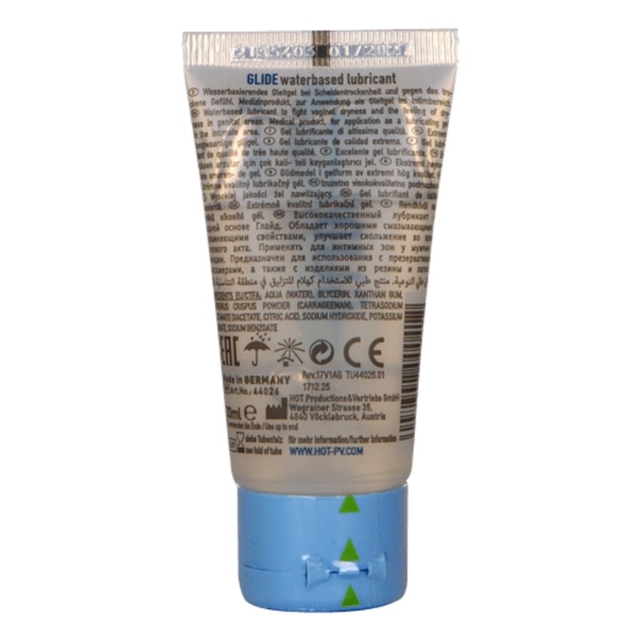 HOT - GLIDE LIQUID PLEASURE LUBRIFICANTE À BASE DE ÁGUA 30 ML - Infernum Store