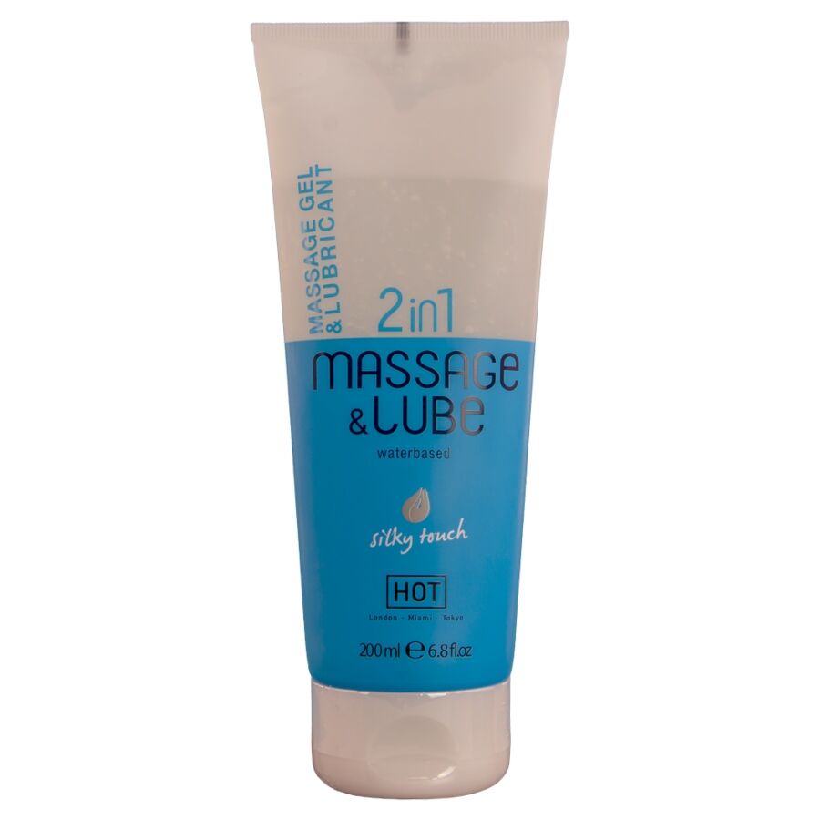 HOT - GEL DE MASSAGEM E DESLIZAMENTO 2 EM 1 COM TOQUE SEDOSO 200ML - Infernum Store
