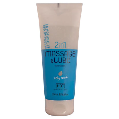 HOT - GEL DE MASSAGEM E DESLIZAMENTO 2 EM 1 COM TOQUE SEDOSO 200ML - Infernum Store