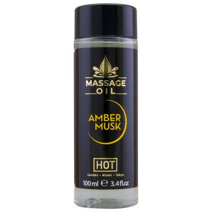 HOT - LEO DE MASSAGEM  ÂMBAR E ALMÍSCAR 100 ML - Infernum Store