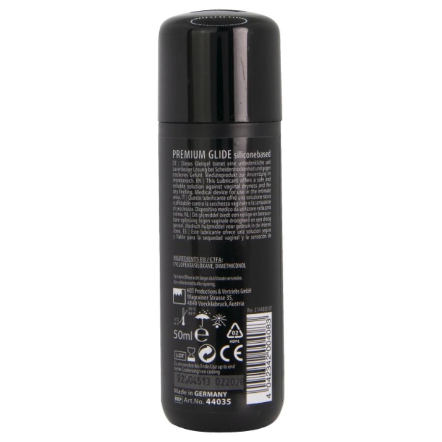 HOT - LUBRIFICANTE PREMIUM À BASE DE SILICONE 50 ML - Infernum Store