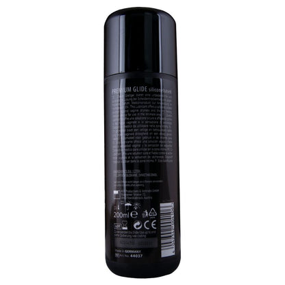 HOT - LUBRIFICANTE PREMIUM SILICONE GLIDE À BASE DE SILICONE 200 ML - Infernum Store