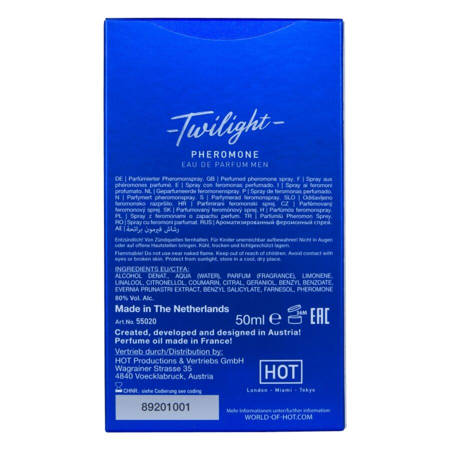 HOT - TWILIGHT PHEROMONE PARFUM MEN 50 ML - Infernum Store