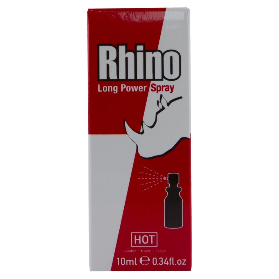 HOT - RHINO LONG POWER SPRAY 10 ML - Infernum Store