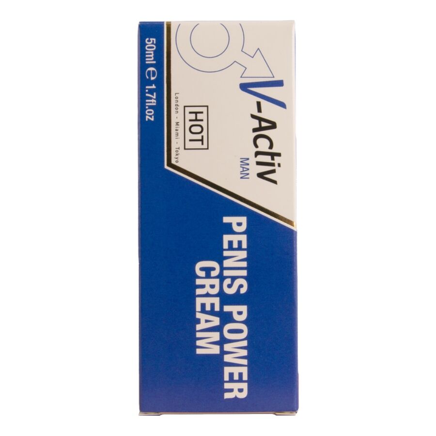 HOT - CREME PARA POTÊNCIA PENIANA V-ACTIV PARA HOMENS 50 ML - Infernum Store