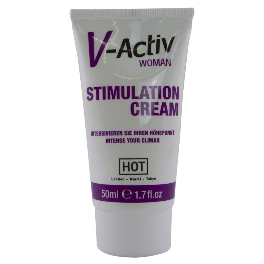 HOT - CREME ESTIMULANTE V-ACTIV PARA MULHERES 50 ML - Infernum Store