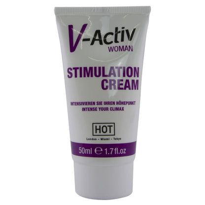 HOT - CREME ESTIMULANTE V-ACTIV PARA MULHERES 50 ML - Infernum Store