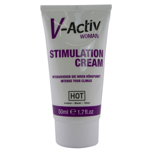 HOT - CREME ESTIMULANTE V-ACTIV PARA MULHERES 50 ML - Infernum Store
