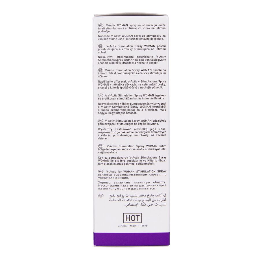 HOT - SPRAY ESTIMULANTE V-ACTIV PARA MULHERES 50 ML - Infernum Store