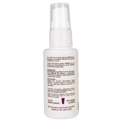 HOT - SPRAY ESTIMULANTE V-ACTIV PARA MULHERES 50 ML - Infernum Store