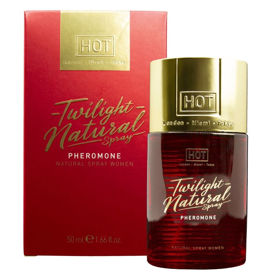 HOT - TWILIGHT PHEROMONE NATURAL MULHERES 50 ML - Infernum Store