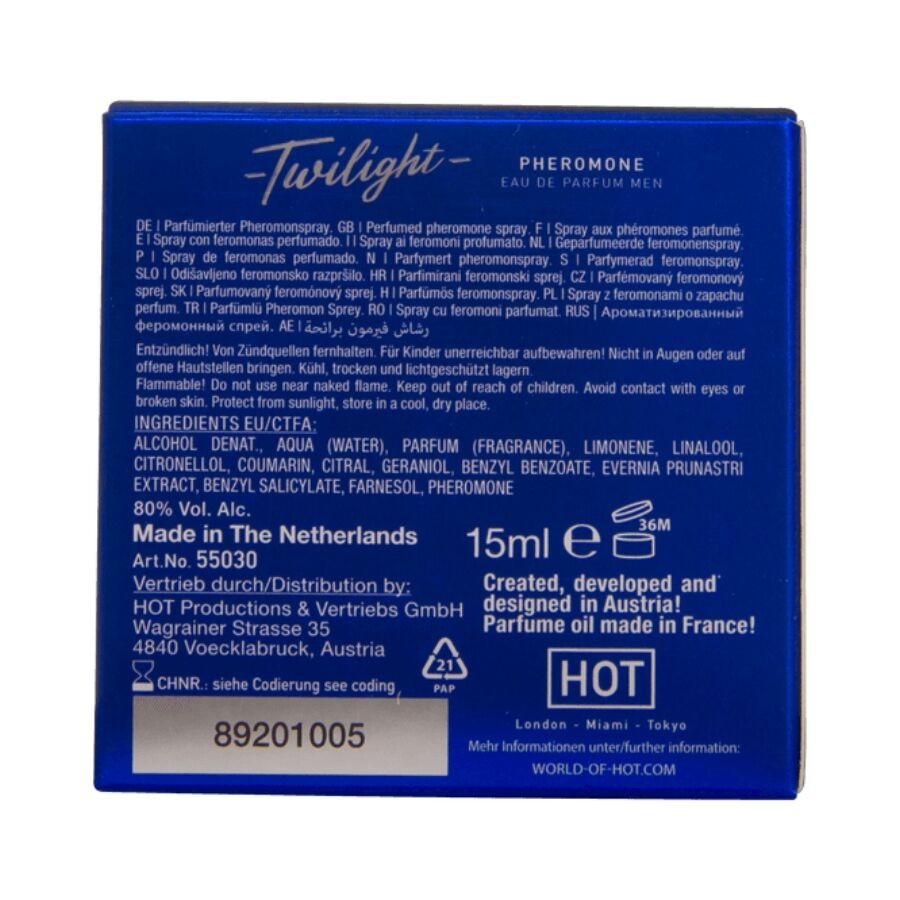 HOT - TWILIGHT PHEROMONE PARFUM MEN 15 ML - Infernum Store