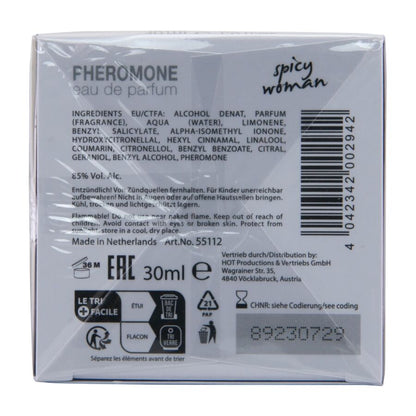 HOT - PERFUME DE FEROMÔNIOS MIAMI SPICY WOMAN 30 ML - Infernum Store