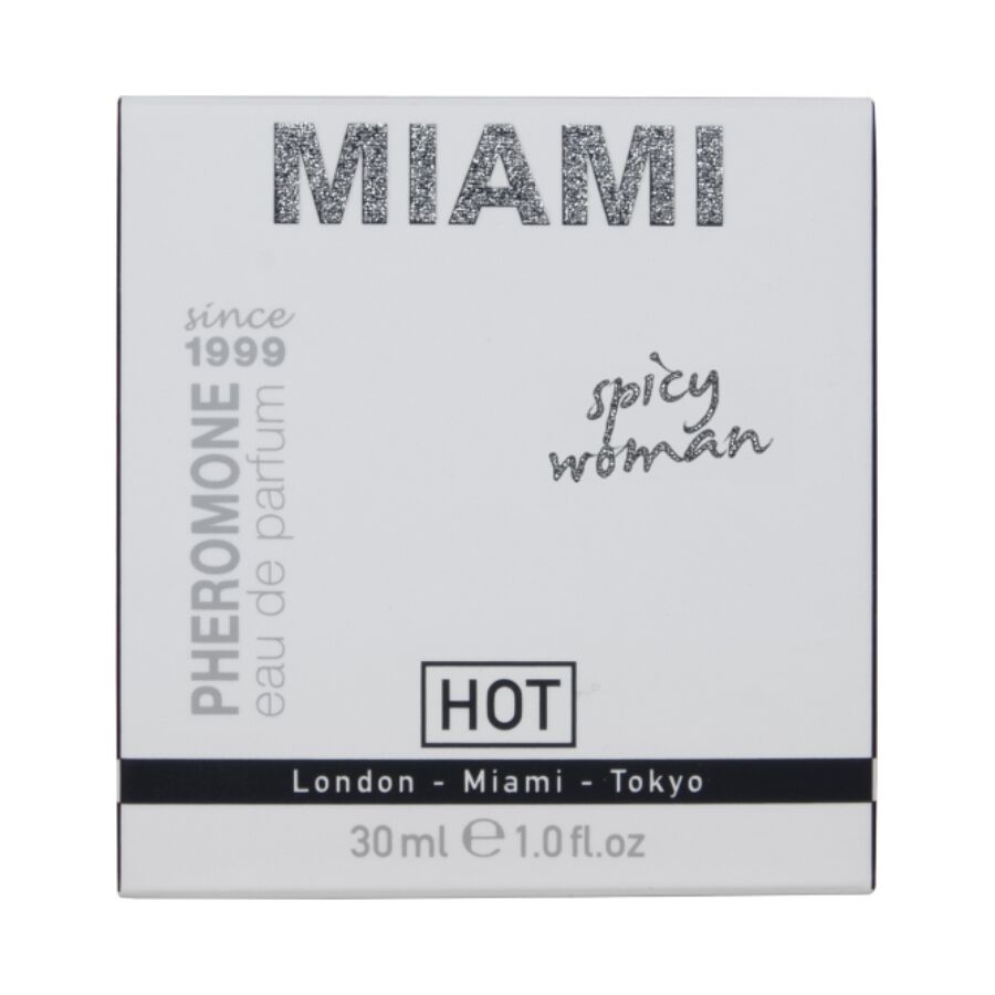 HOT - PERFUME DE FEROMÔNIOS MIAMI SPICY WOMAN 30 ML - Infernum Store