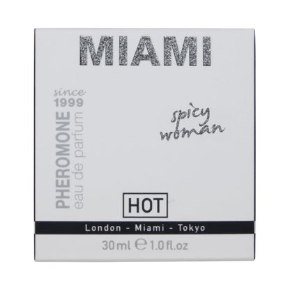 HOT - PERFUME DE FEROMÔNIOS MIAMI SPICY WOMAN 30 ML - Infernum Store