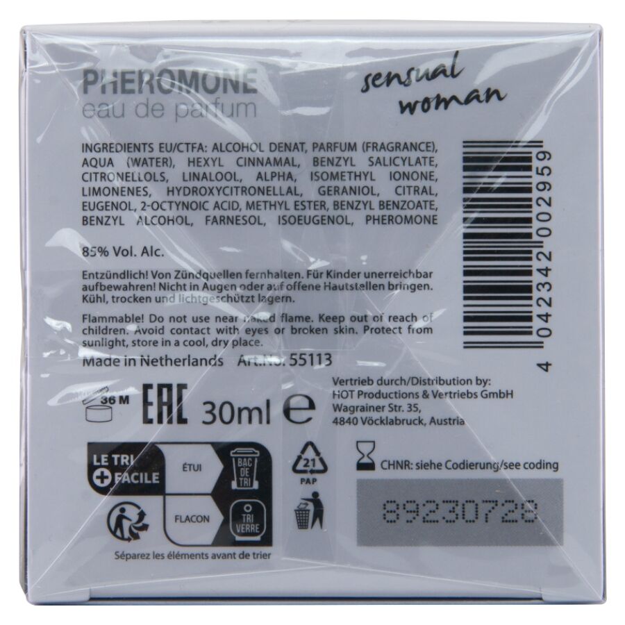 HOT - PERFUME DE FEROMÔNIOS TOKYO SENSUAL WOMAN 30 ML - Infernum Store