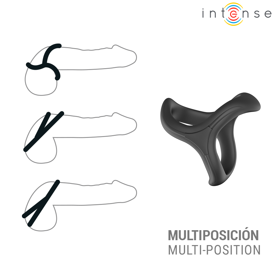 INTENSE - ALFIE ANEL PENIANO TRIPLO AJUSTÁVEL MODELO 6 - Infernum Store