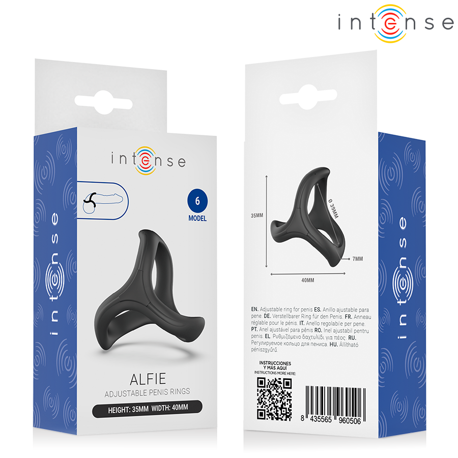 INTENSE - ALFIE ANEL PENIANO TRIPLO AJUSTÁVEL MODELO 6 - Infernum Store