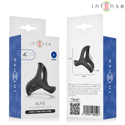 INTENSE - ALFIE ANEL PENIANO TRIPLO AJUSTÁVEL MODELO 6 - Infernum Store