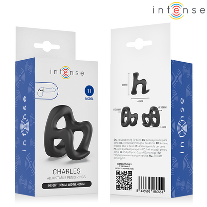 INTENSE - CHARLES ANEL PENIANO AJUSTÁVEL MODELO 11 - Infernum Store