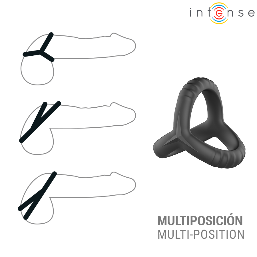 INTENSE - JOHN ANEL PENIANO TRIPLO AJUSTÁVEL MODELO 4 - Infernum Store