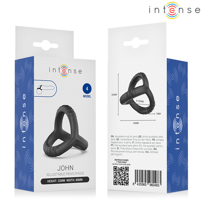 INTENSE - JOHN ANEL PENIANO TRIPLO AJUSTÁVEL MODELO 4 - Infernum Store