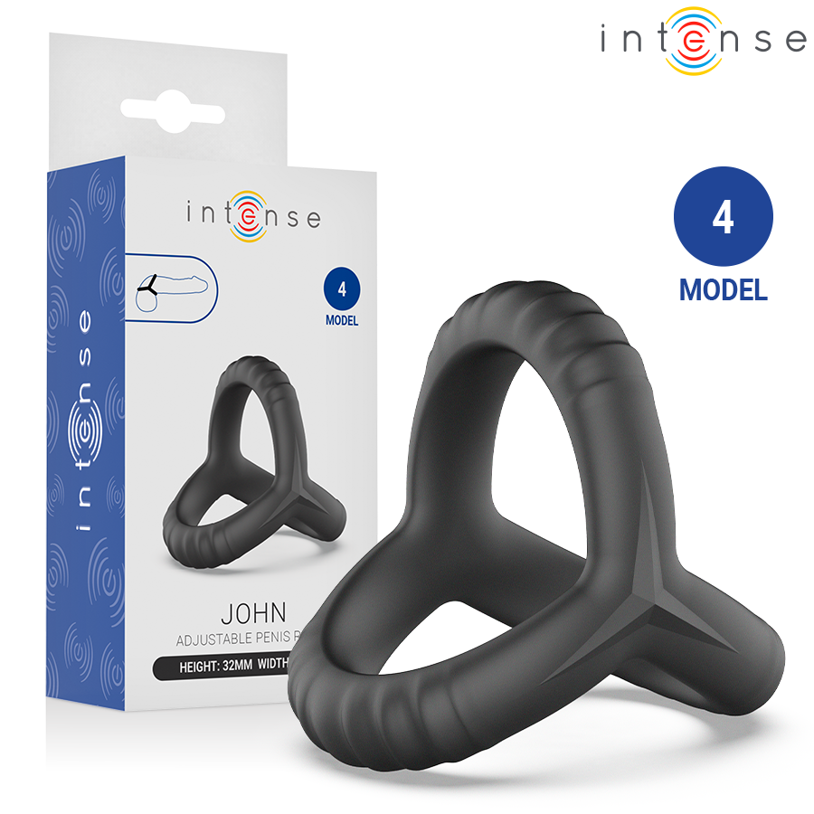 INTENSE - JOHN ANEL PENIANO TRIPLO AJUSTÁVEL MODELO 4 - Infernum Store