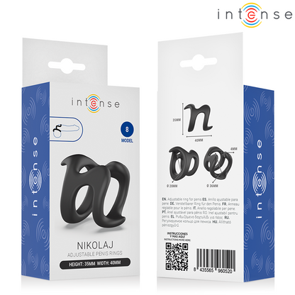 INTENSE - NIKOLAJ ANEL PENIANO AJUSTÁVEL MODELO 8 - Infernum Store