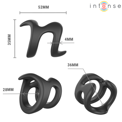 INTENSE - NIKOLAJ ANEL PENIANO AJUSTÁVEL MODELO 8 - Infernum Store
