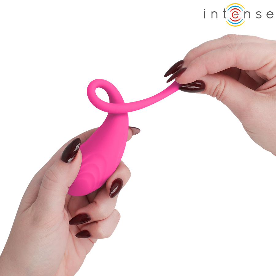 INTENSE - OVO VIBRATÓRIO ROSA OLIVIA COM CONTROLE REMOTO - Infernum Store
