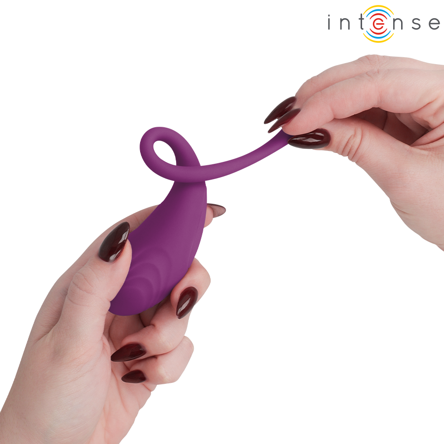 INTENSE - OVO VIBRATÓRIO ROXO OLIVIA COM CONTROLE REMOTO - Infernum Store