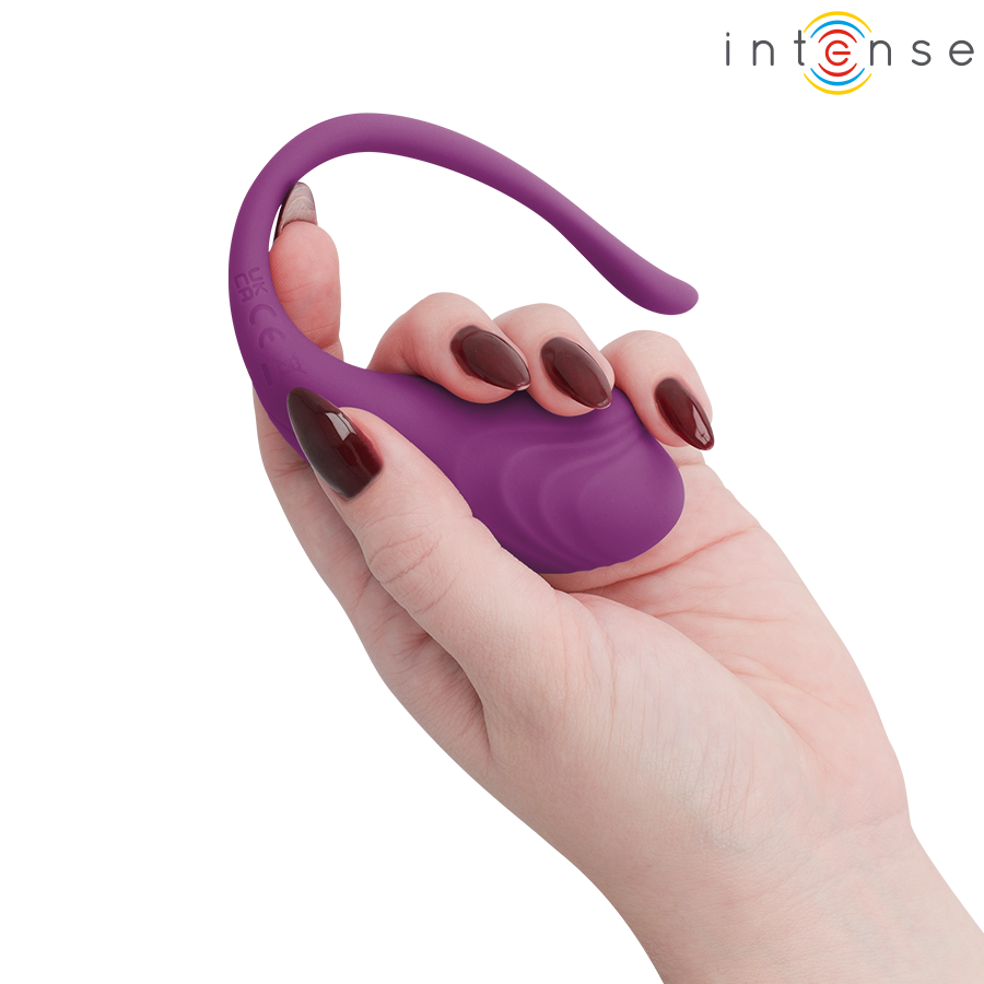 INTENSE - OVO VIBRATÓRIO ROXO OLIVIA COM CONTROLE REMOTO - Infernum Store
