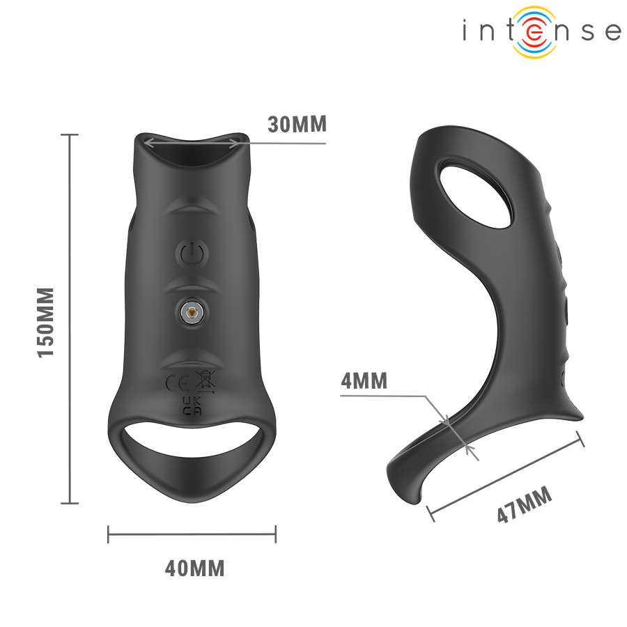 INTENSE - JEROME ANEL PENIANO VIBRATÓRIO AJUSTÁVEL MODELO 12 - Infernum Store