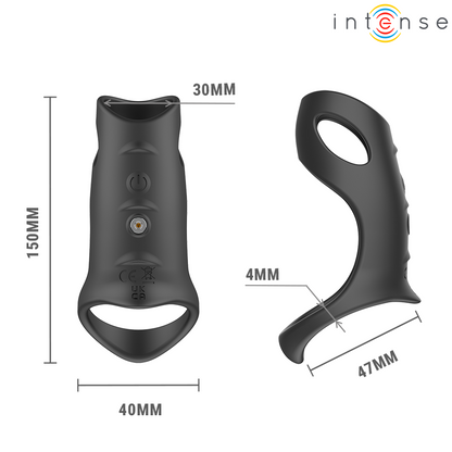 INTENSE - JEROME ANEL PENIANO VIBRATÓRIO AJUSTÁVEL MODELO 12 - Infernum Store