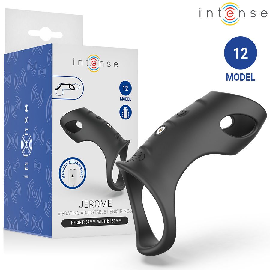 INTENSE - JEROME ANEL PENIANO VIBRATÓRIO AJUSTÁVEL MODELO 12 - Infernum Store