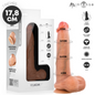 MR INTENSE - BRUCE S DILDO DE SILICONE COM TESTÍCULOS 17,8 CM -Ø- 4 CM - Infernum Store