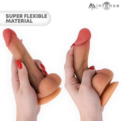 MR INTENSE - PÊNIS DE SILICONE ULTRARREALISTA DE GARY COM TESTÍCULOS, 17,8 CM - Ø - 4,2 CM - Infernum Store