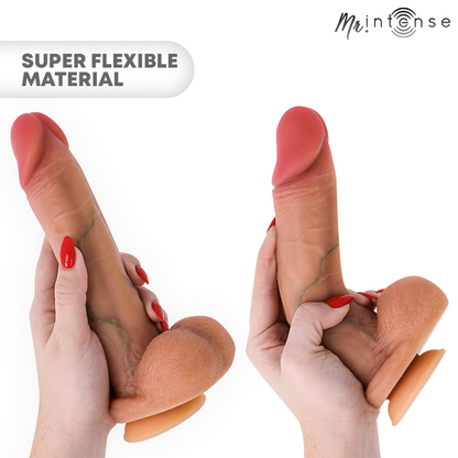 MR INTENSE - GARY L PÊNIS DE SILICONE ULTRA-REALISTA COM TESTÍCULOS 23 CM - Ø- 4,7 CM - Infernum Store