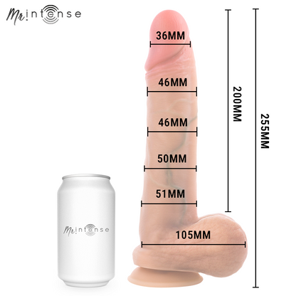 MR INTENSE - GARY XL PÊNIS DE SILICONE ULTRA-REALISTA COM TESTÍCULOS 25,5 CM -Ø- 5,1 CM - Infernum Store