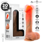 MR INTENSE - VIBRADOR LOGAN DE SILICONE COM EFEITO DE CALOR E CONTROLE REMOTO 20 CM -Ø- 4,1 CM - Infernum Store
