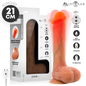 MR INTENSE - BRADLEY VIBRADOR DE SILICONE COM EFEITO DE AQUECIMENTO E CONTROLE REMOTO 21 CM - Ø - 4,2 CM - Infernum Store