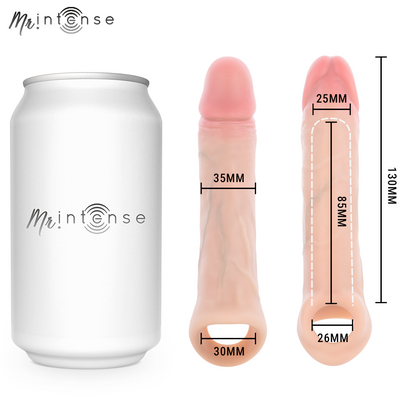 MR INTENSE - CAPA DE SILICONE PARA PÊNIS SIMON S 13 CM -Ø- 4 CM - Infernum Store