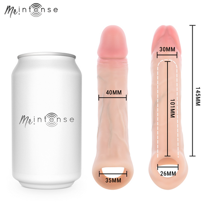 MR INTENSE - SIMON M CAPA DE SILICONE PARA PÊNIS 14,5 CM -Ø- 4 CM - Infernum Store