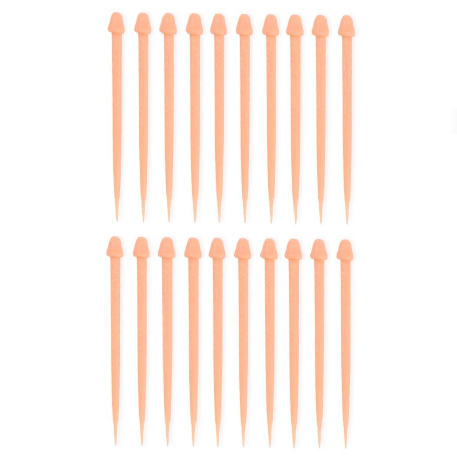DIABLO PICANTE - PALITOS DE CARNE EM FORMATO DE PÊNIS DE ARANHA - 20 UNIDADES - Infernum Store