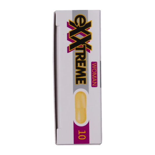 HOT - EXXTREME CÁPSULAS LIBIDIN PARA MULHER 10 UNIDADES - Infernum Store