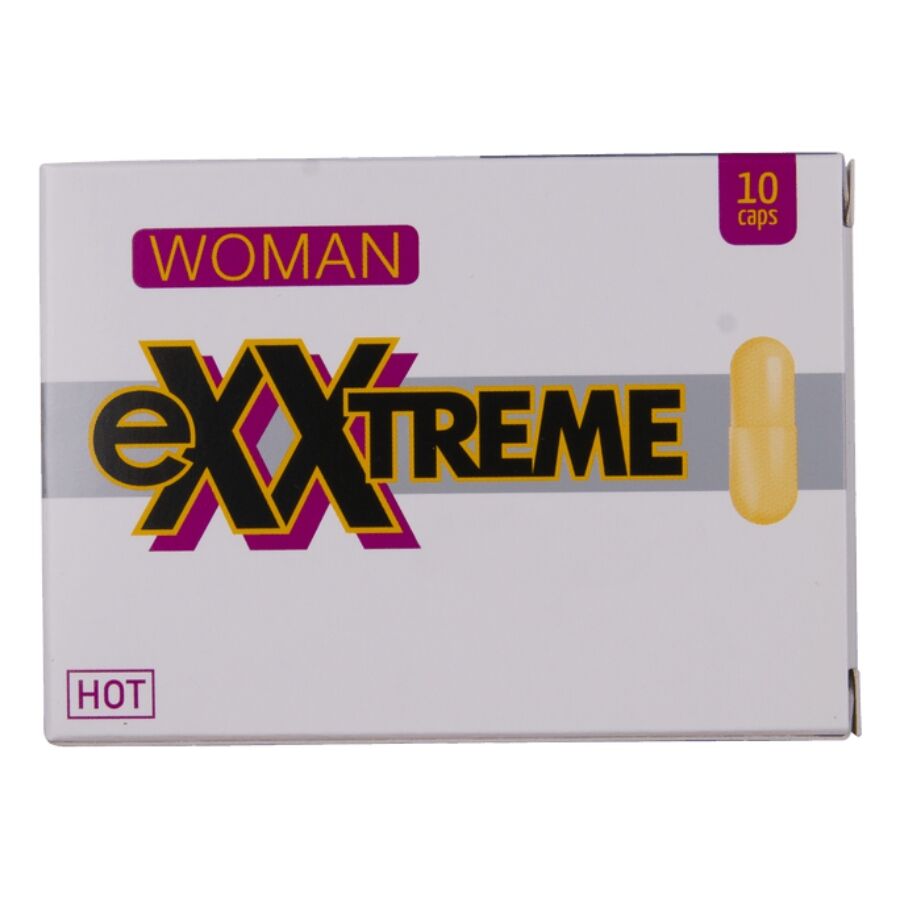 HOT - EXXTREME CÁPSULAS LIBIDIN PARA MULHER 10 UNIDADES - Infernum Store
