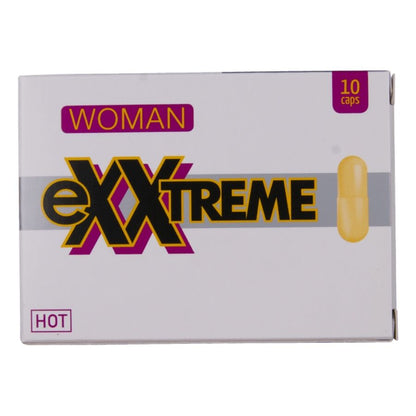 HOT - EXXTREME CÁPSULAS LIBIDIN PARA MULHER 10 UNIDADES - Infernum Store