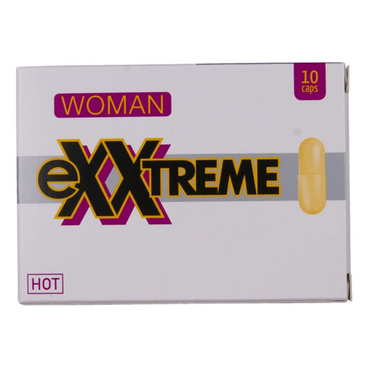 HOT - EXXTREME CÁPSULAS LIBIDIN PARA MULHER 10 UNIDADES - Infernum Store