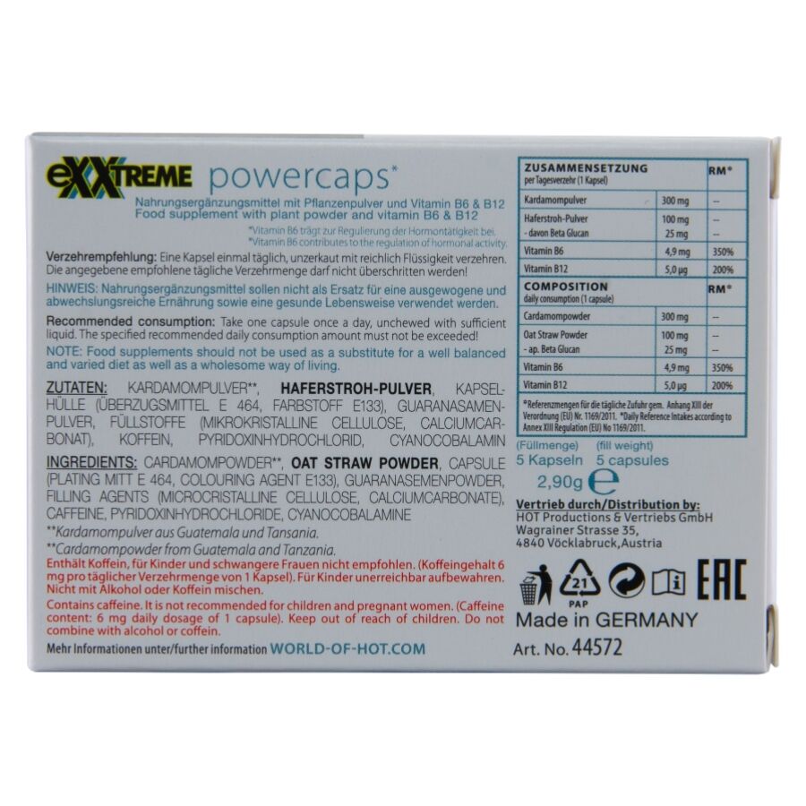 HOT - EXXTREME CAPACITORES DE POTÊNCIA MAN 5 UNIDADES - Infernum Store