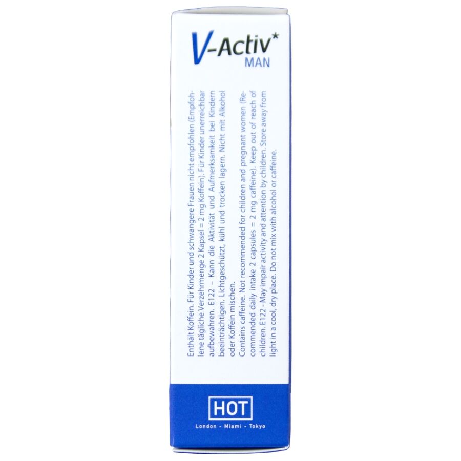 HOT - V-ACTIV CAPS MAN 20 UNIDADES - Infernum Store
